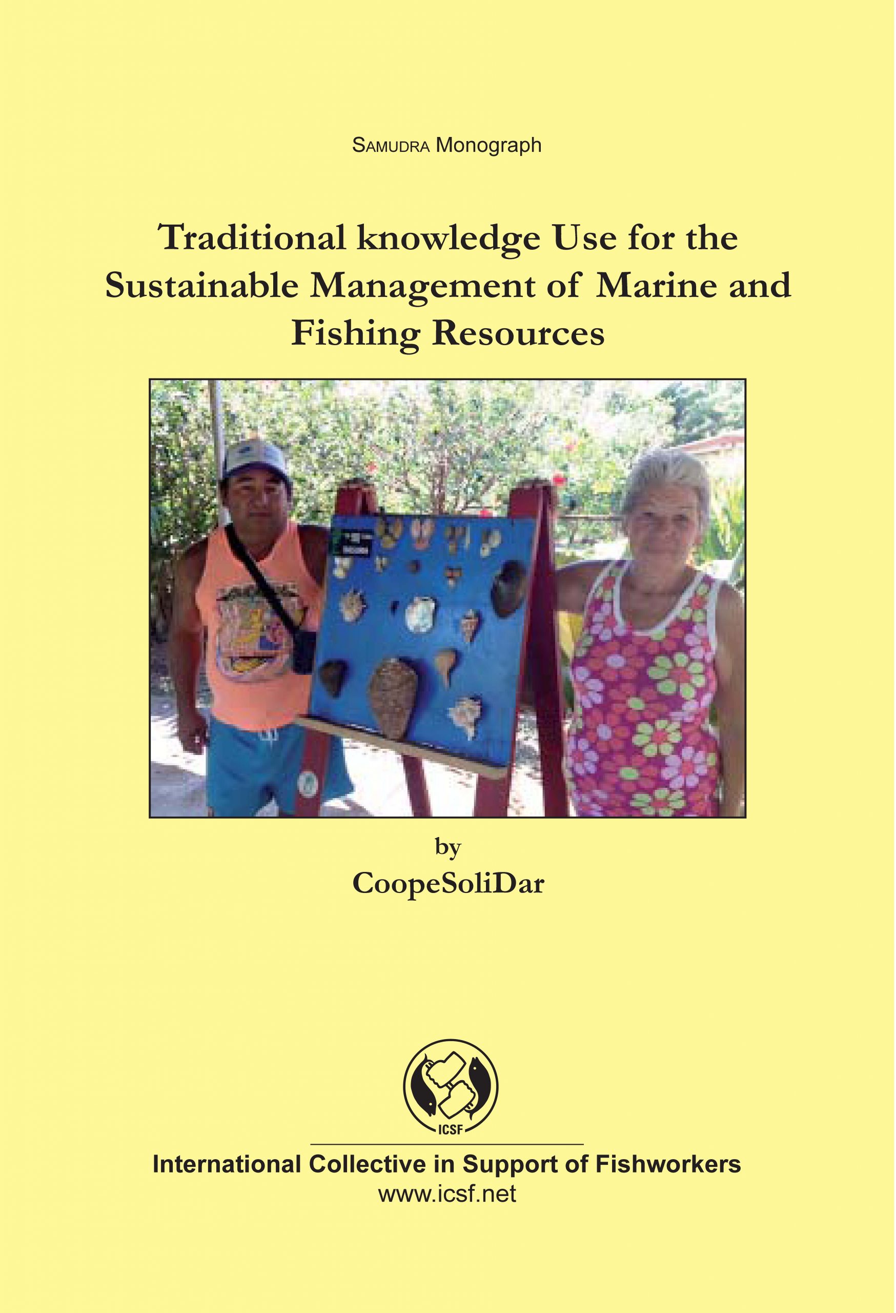 Traditional knowledge Use for the Sustainable Management of Marine and Fishing Resources